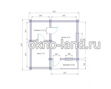 Баня из двойного бруса Лагуна